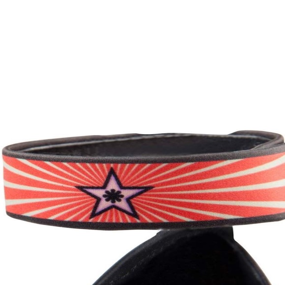 Nicholas Kirkwood Multicolor Printed Satin Platform Sandals - Picture 6 of 7